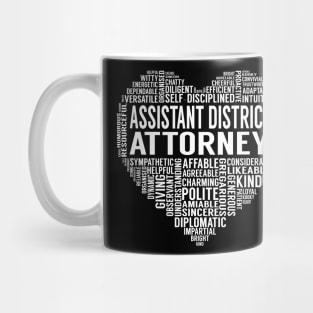 Assistant District Attorney Heart Mug